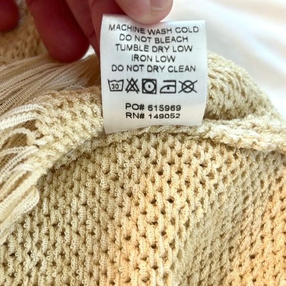 Fashion Nova,Los Cabos Crochet Dress in Ivory, Excellent Condition, Size L - Picture 9 of 15